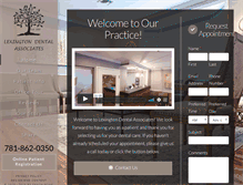 Tablet Screenshot of lexingtondentalassociates.com